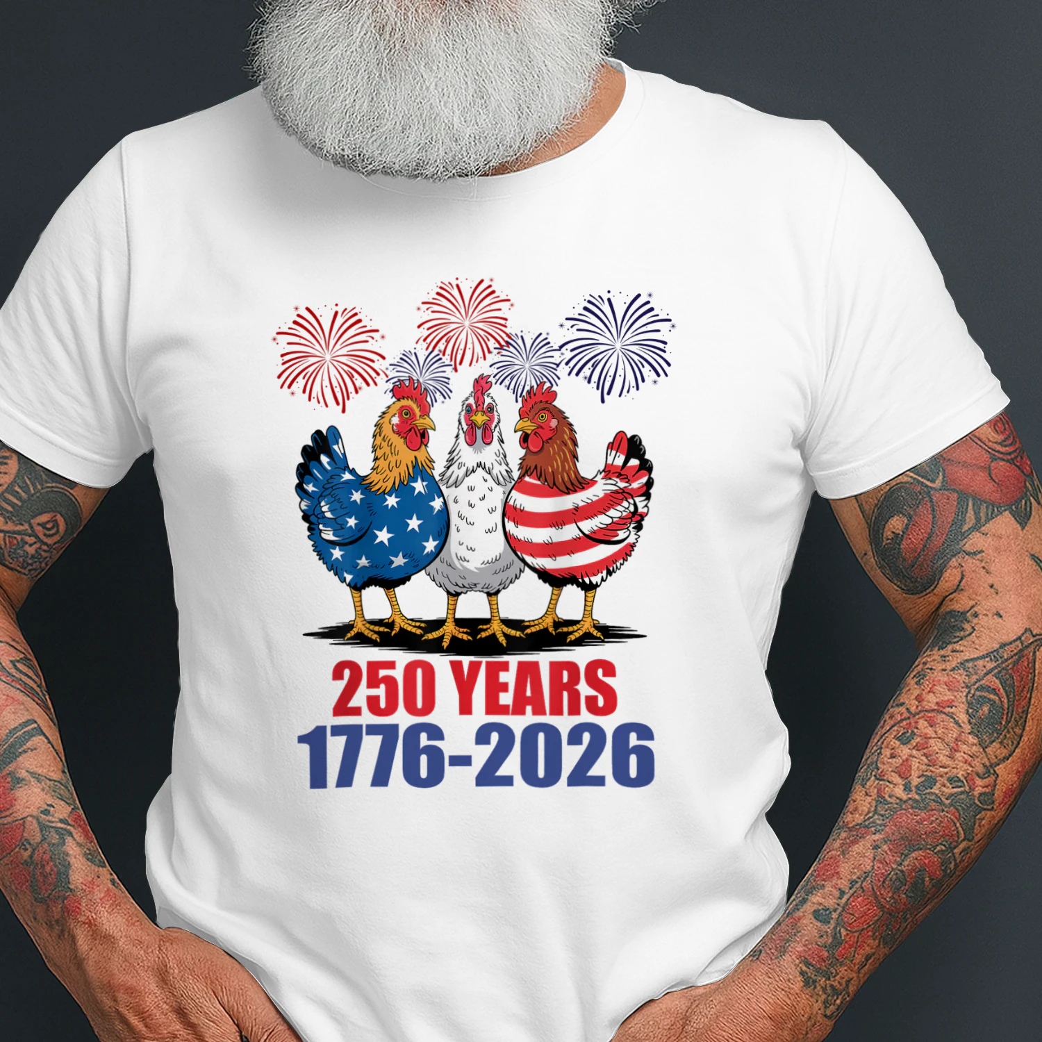 250 Years 1776-2026 Chickens
