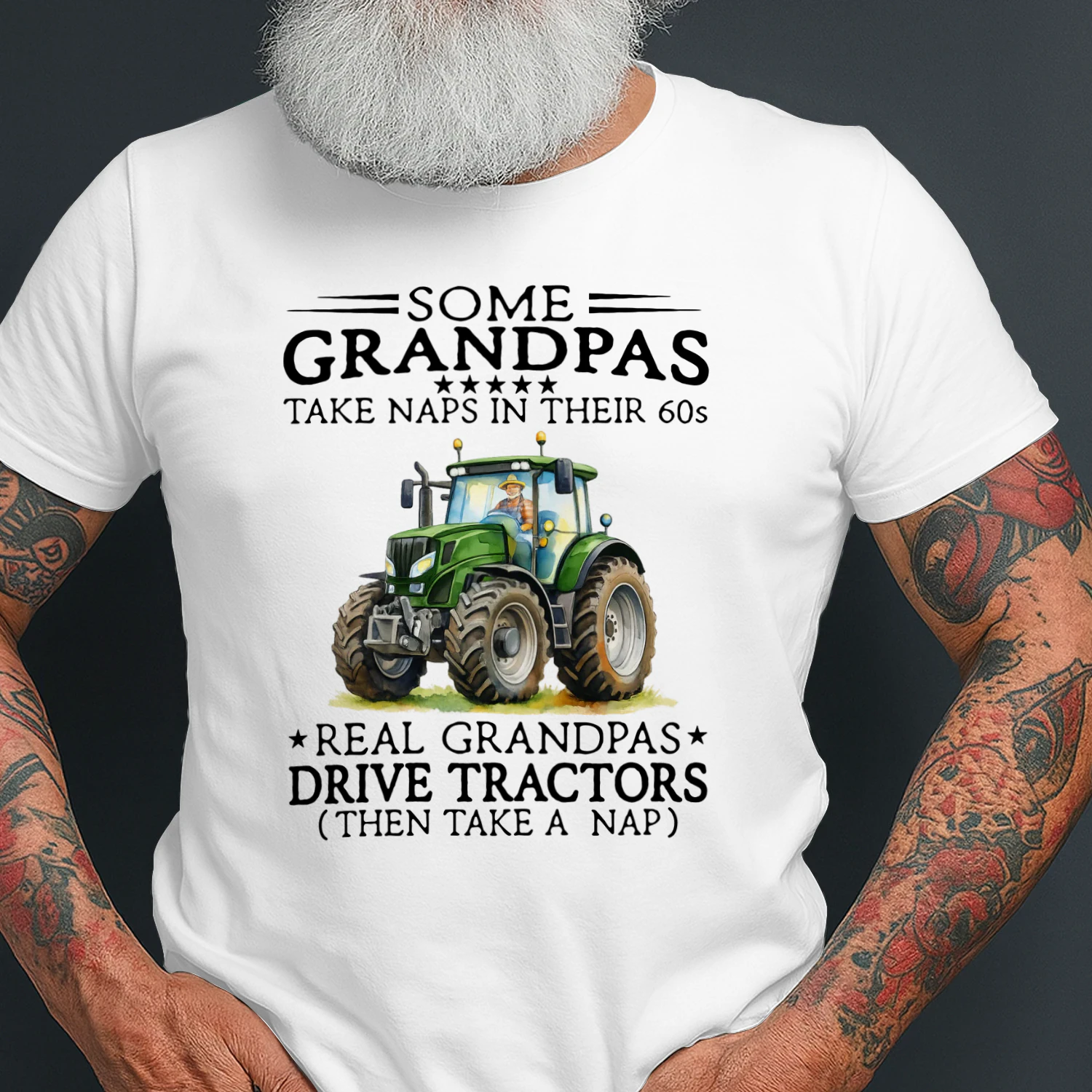 Real Grandpas Drive Tractors 60s