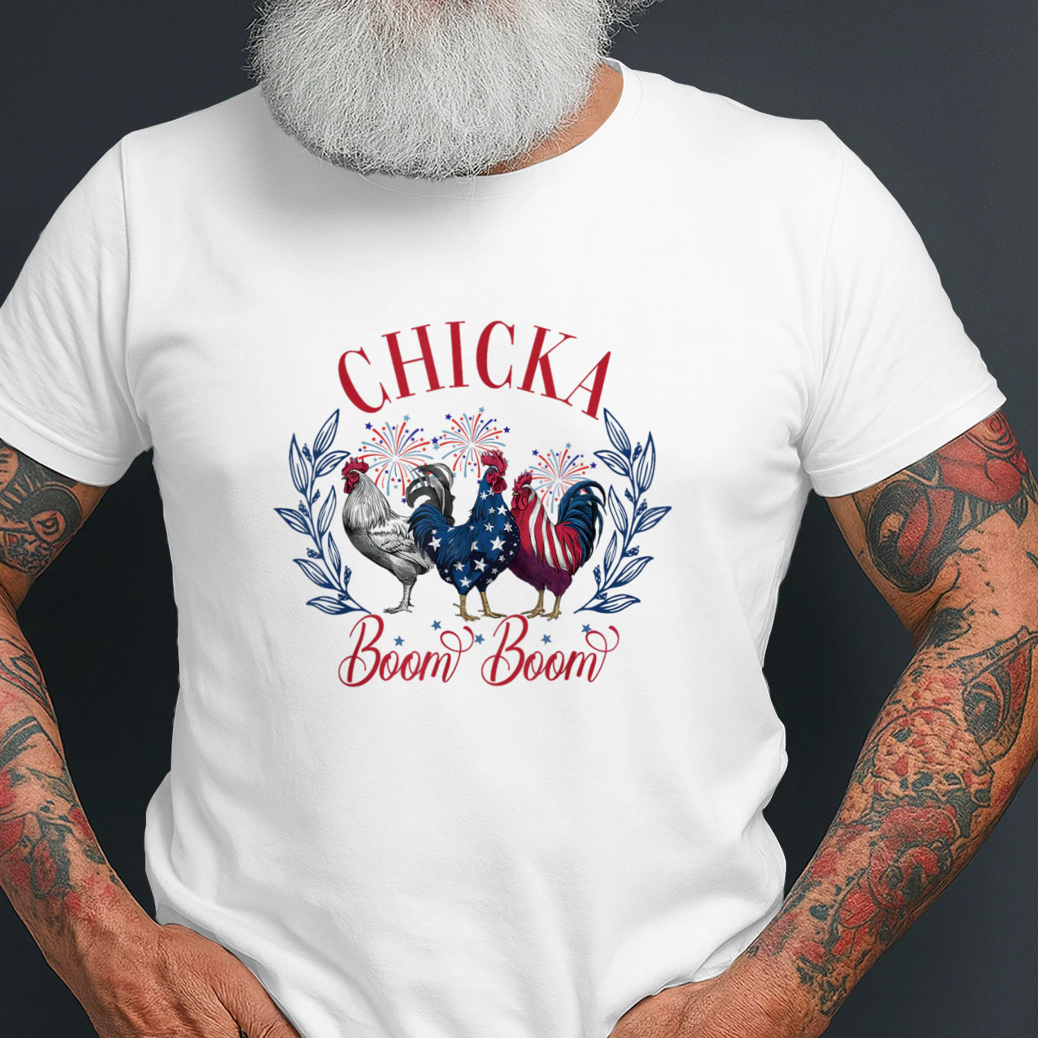 Chicka Boom Boom Chicken 4th Of July