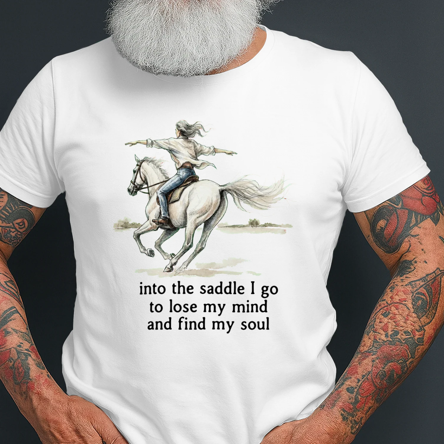 Into The Saddle I Go Horse Girl