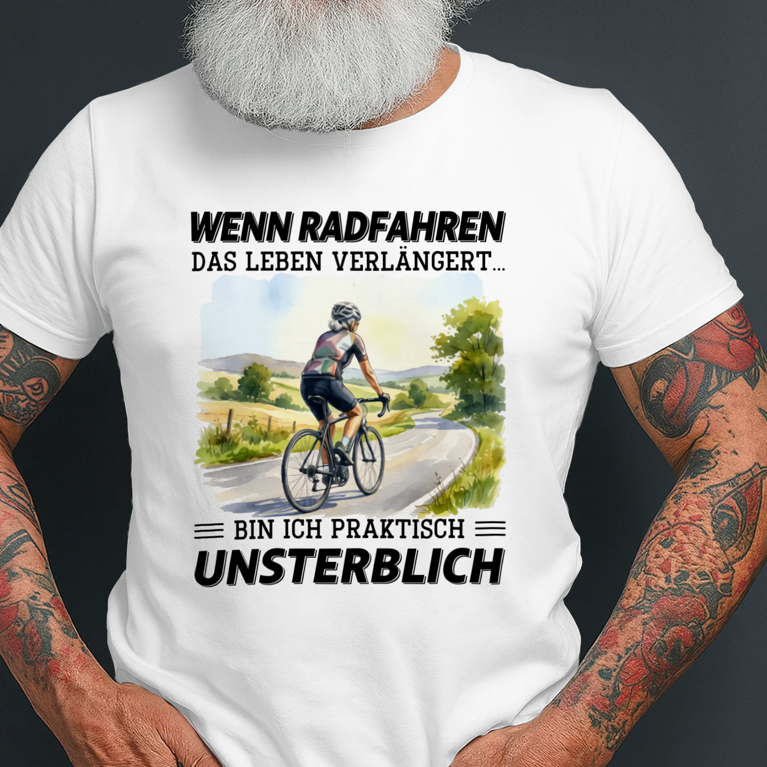 Wenn Radfahren Das Leben Verlangert...Frau