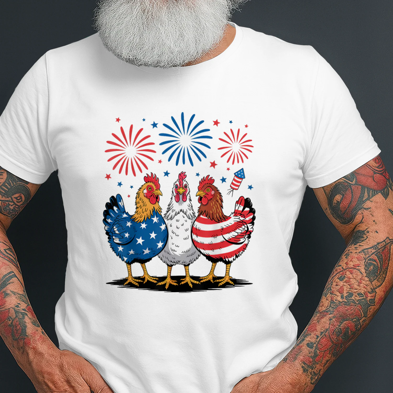 250 Patriotic Chickens USA
