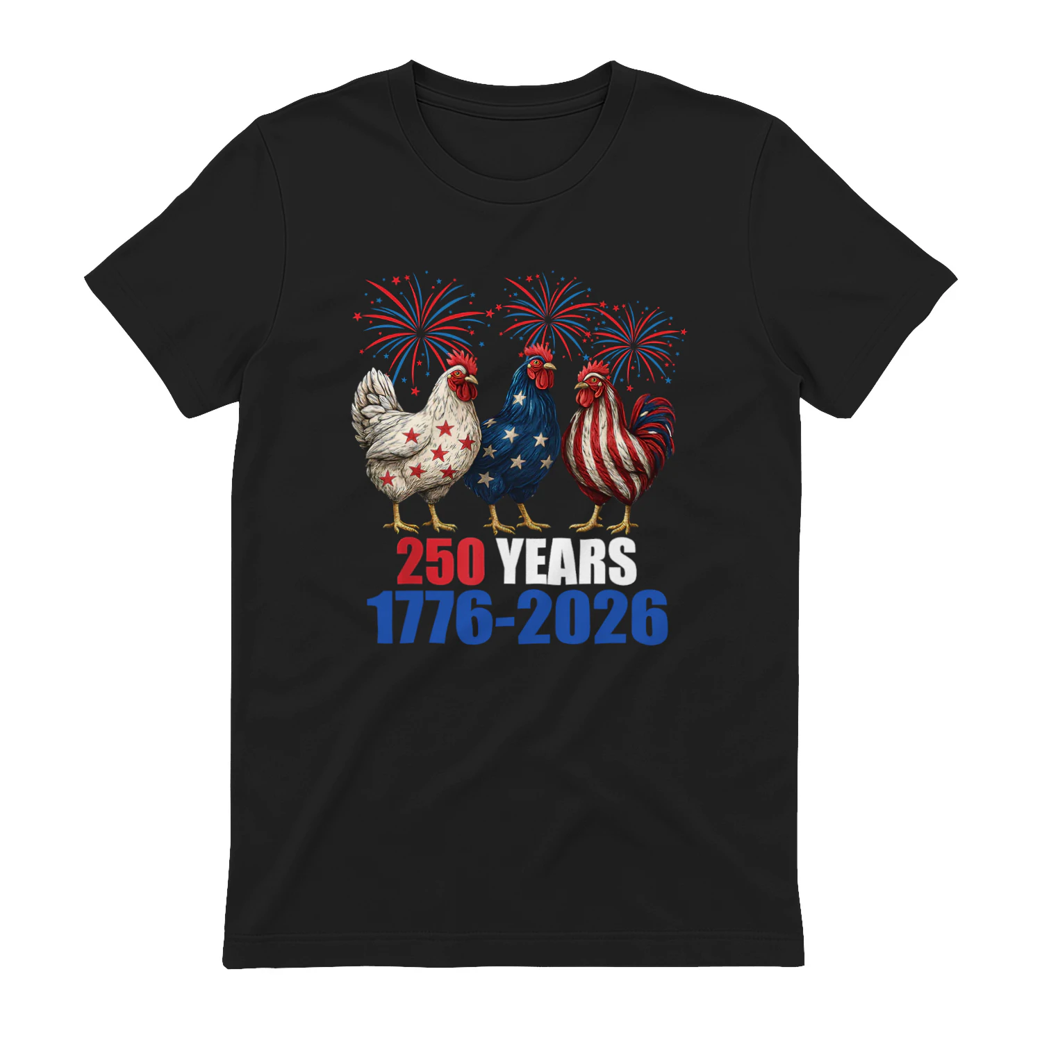 250 Years 1776-2026 Chickens USA