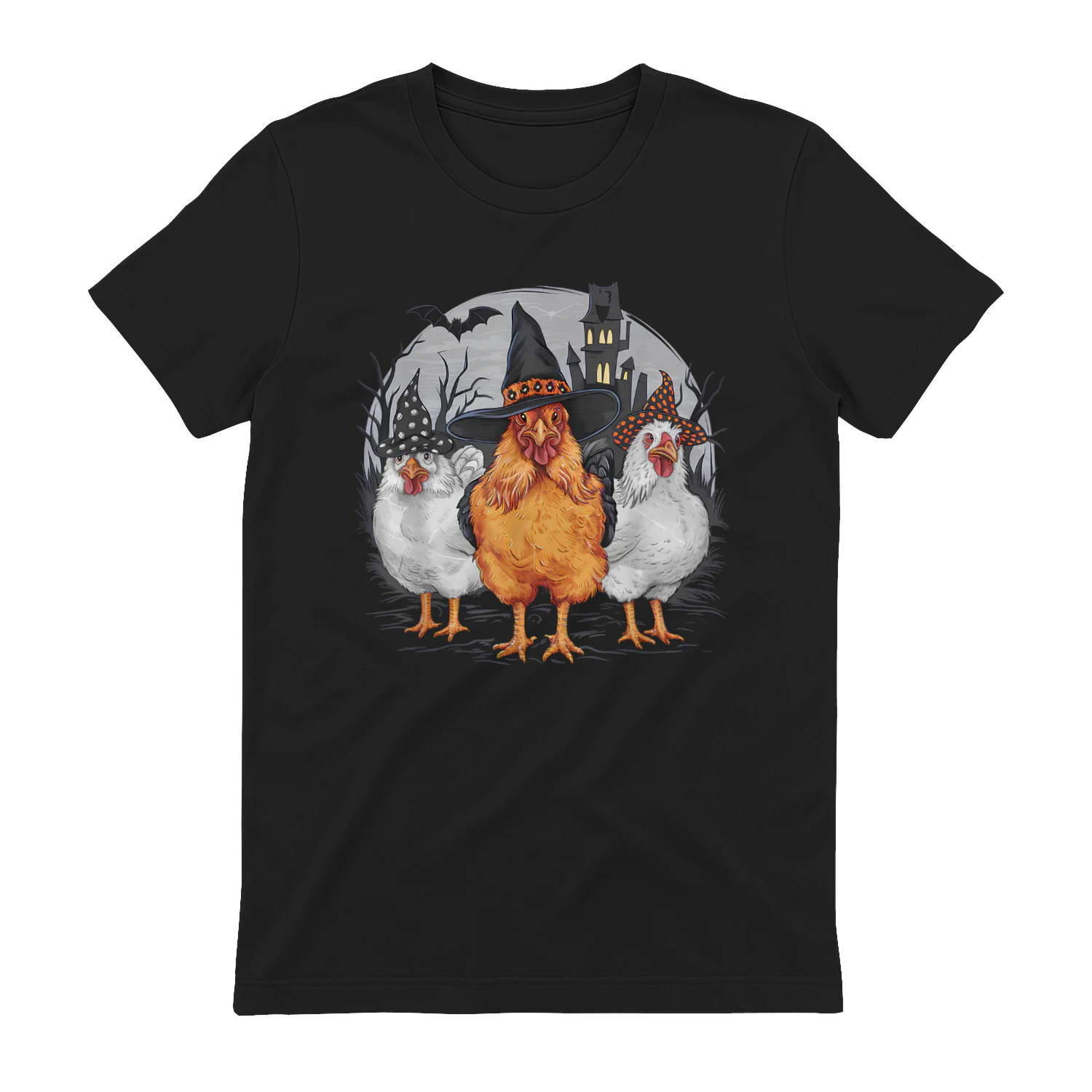 Funny Halloween Chickens