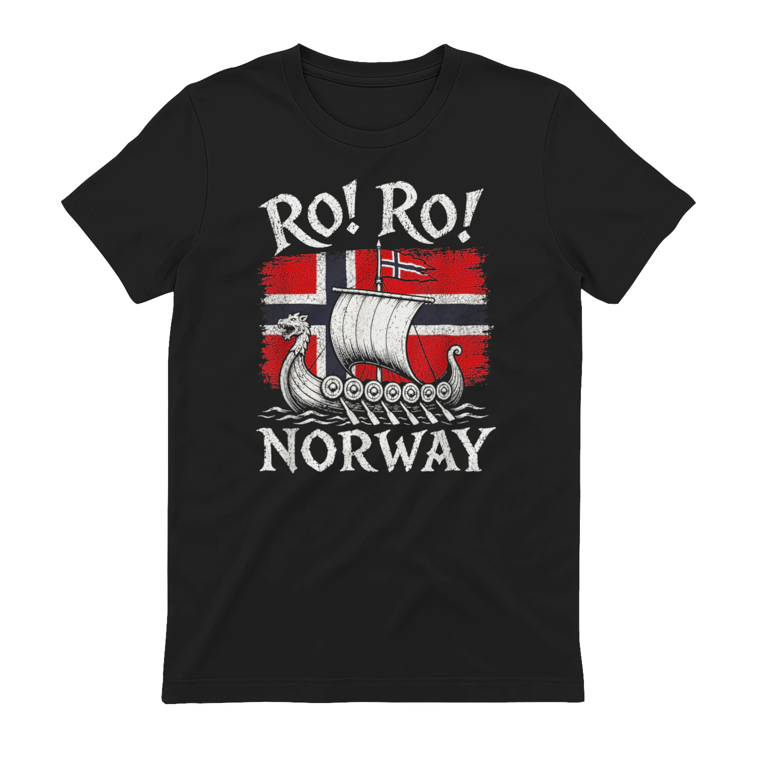 Norwegian Viking Ship Norway Flag