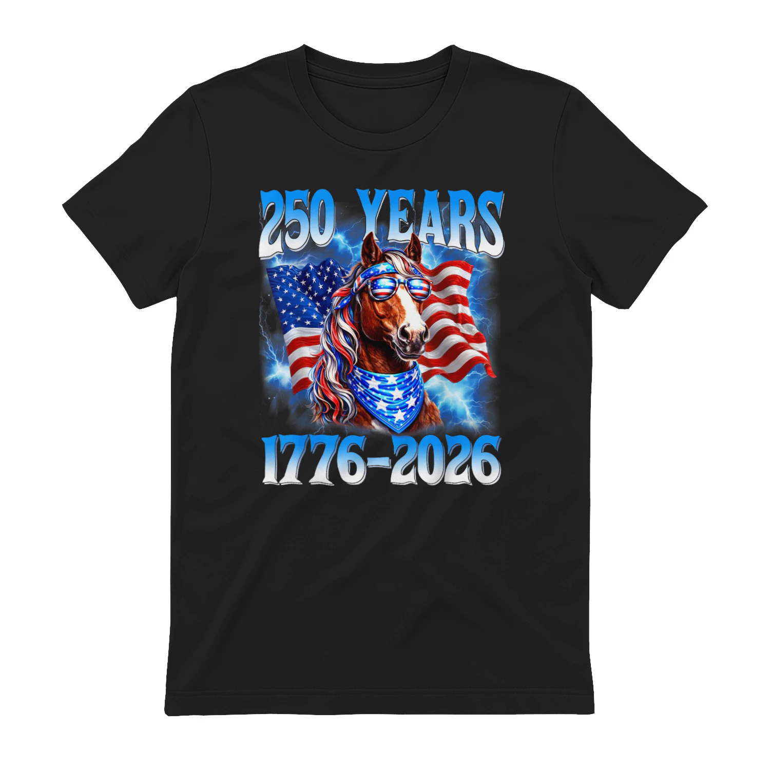 250 Years USA Horse