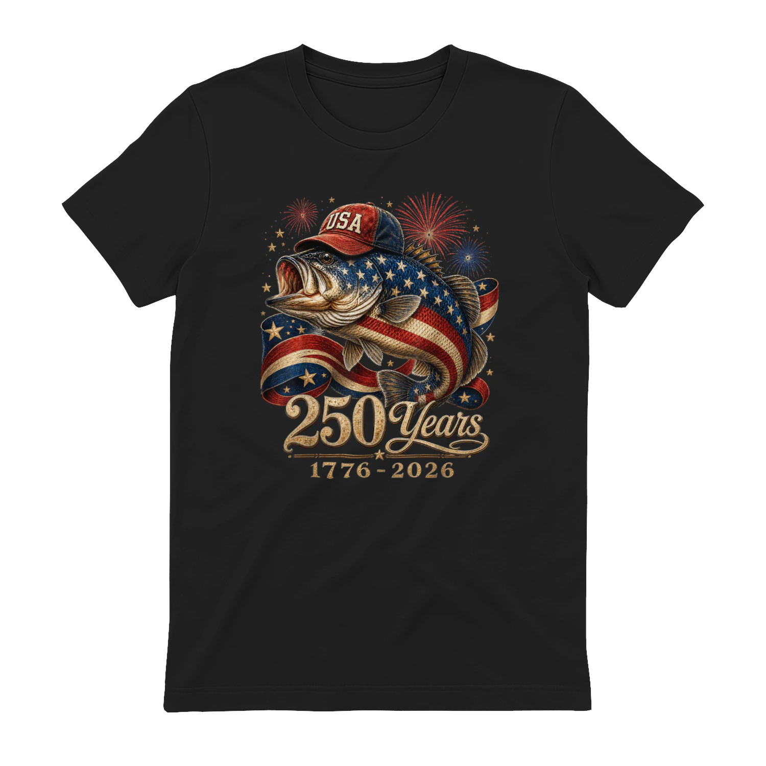 250 America 1776 2026 Bass Fishing USA