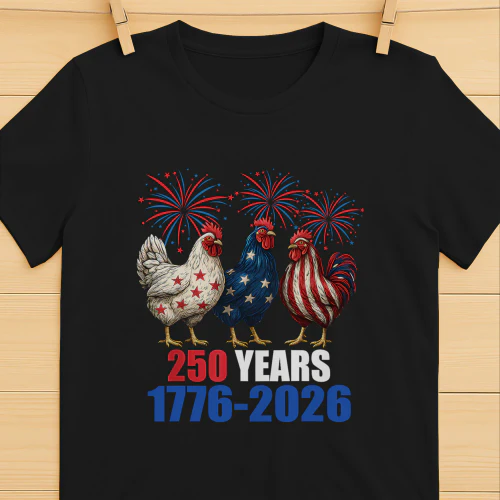 250 Years 1776-2026 Chickens USA