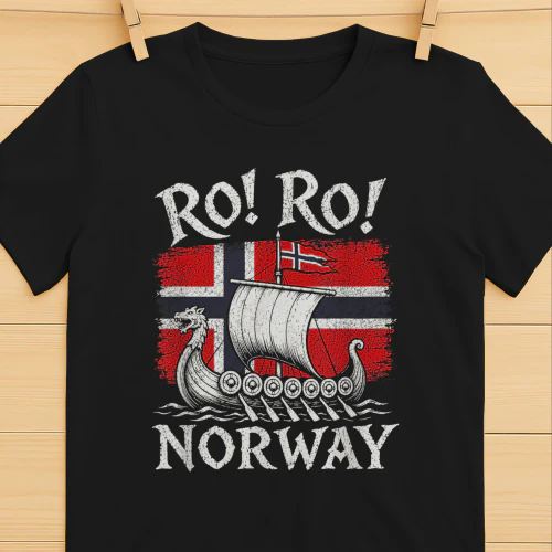 Norwegian Viking Ship Norway Flag