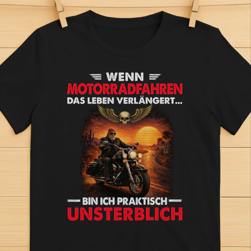 WENN MOTORRADFAHREN DAS LEBEN VERLÄNGERT...