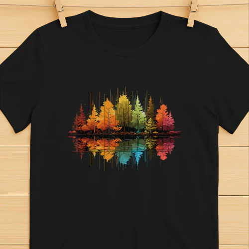 Nature Reflection Forest Trees