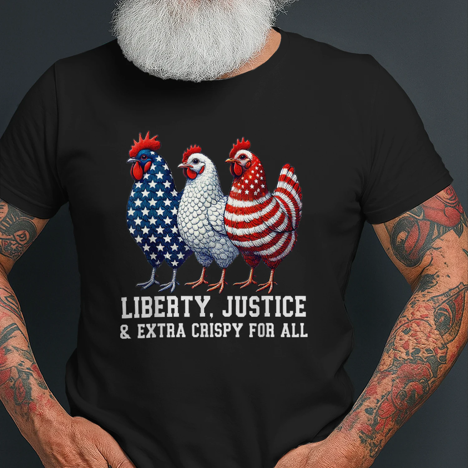 Patriotic Chickens American