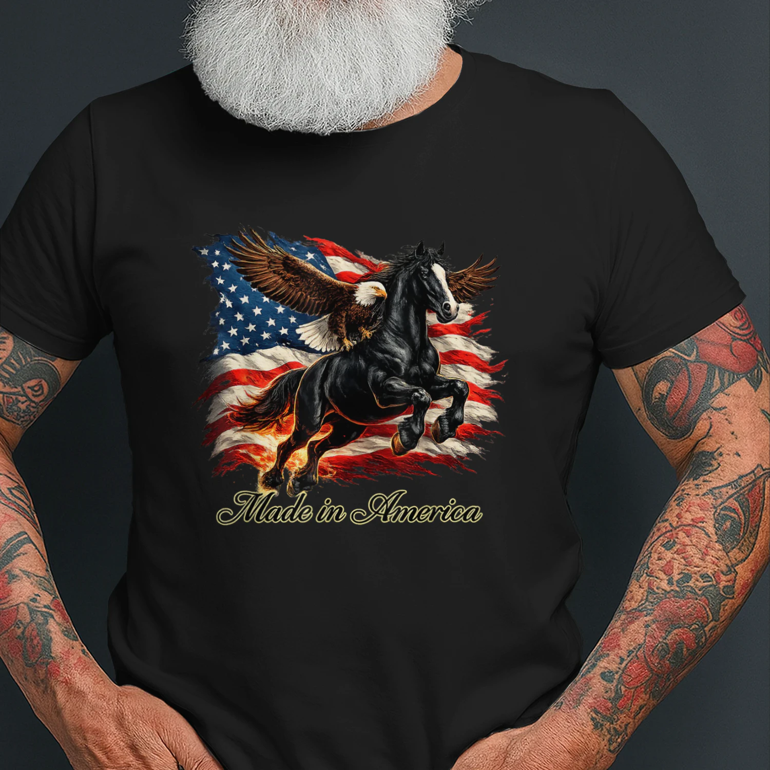 Made in America Western Horse Eagle