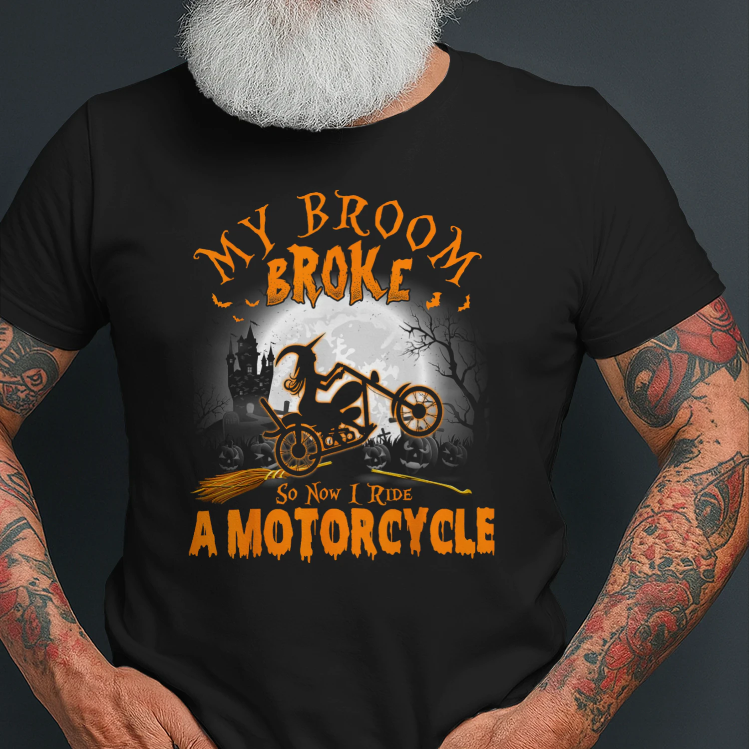 My Broom Broke I Drive A Motorcycle