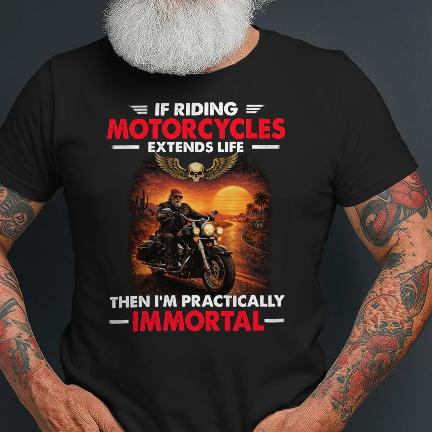 IF RIDING MOTORCYCLES EXTENDS LIFE