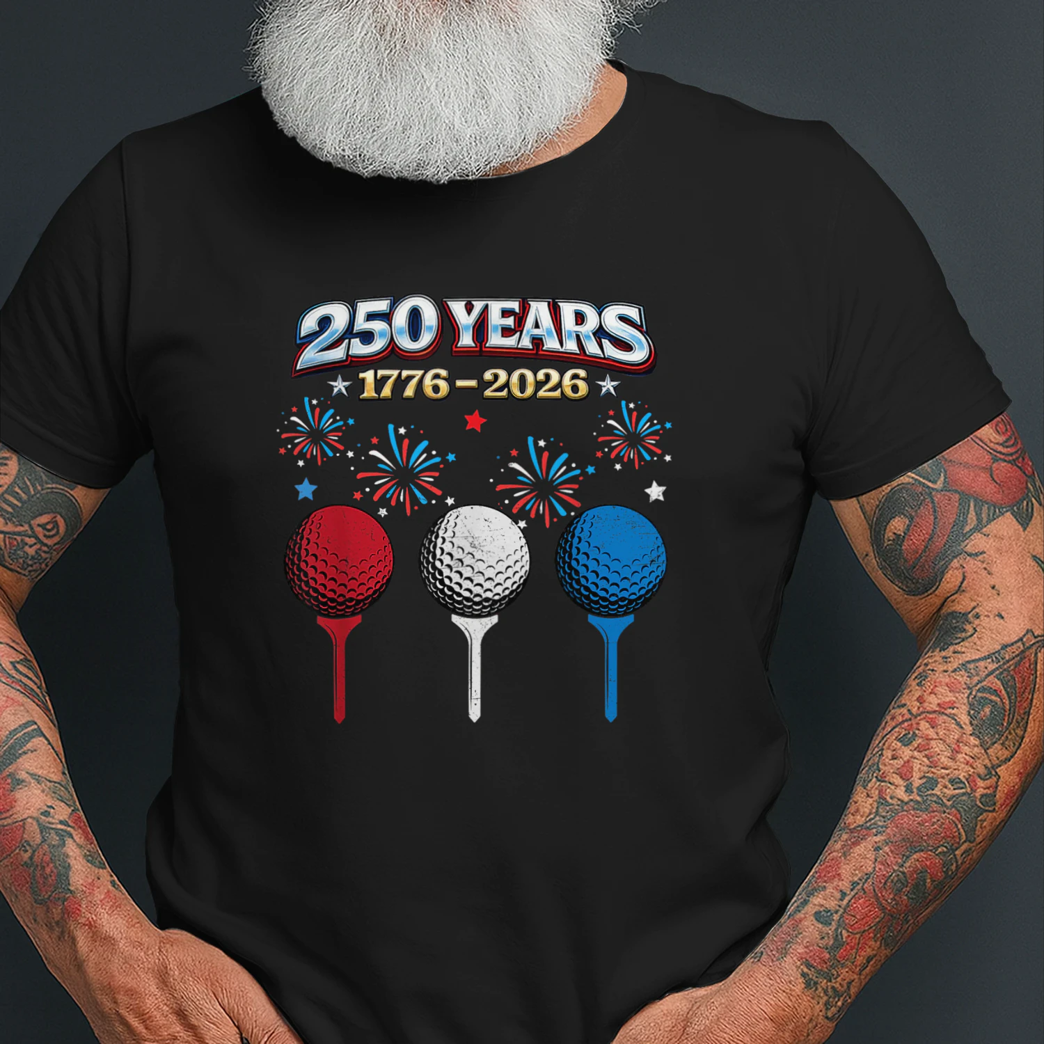 250 Years 1776-2026 Golfer