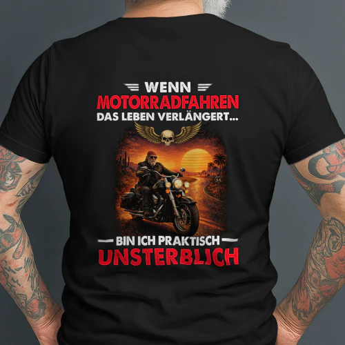 WENN MOTORRADFAHREN DAS LEBEN VERLÄNGERT...