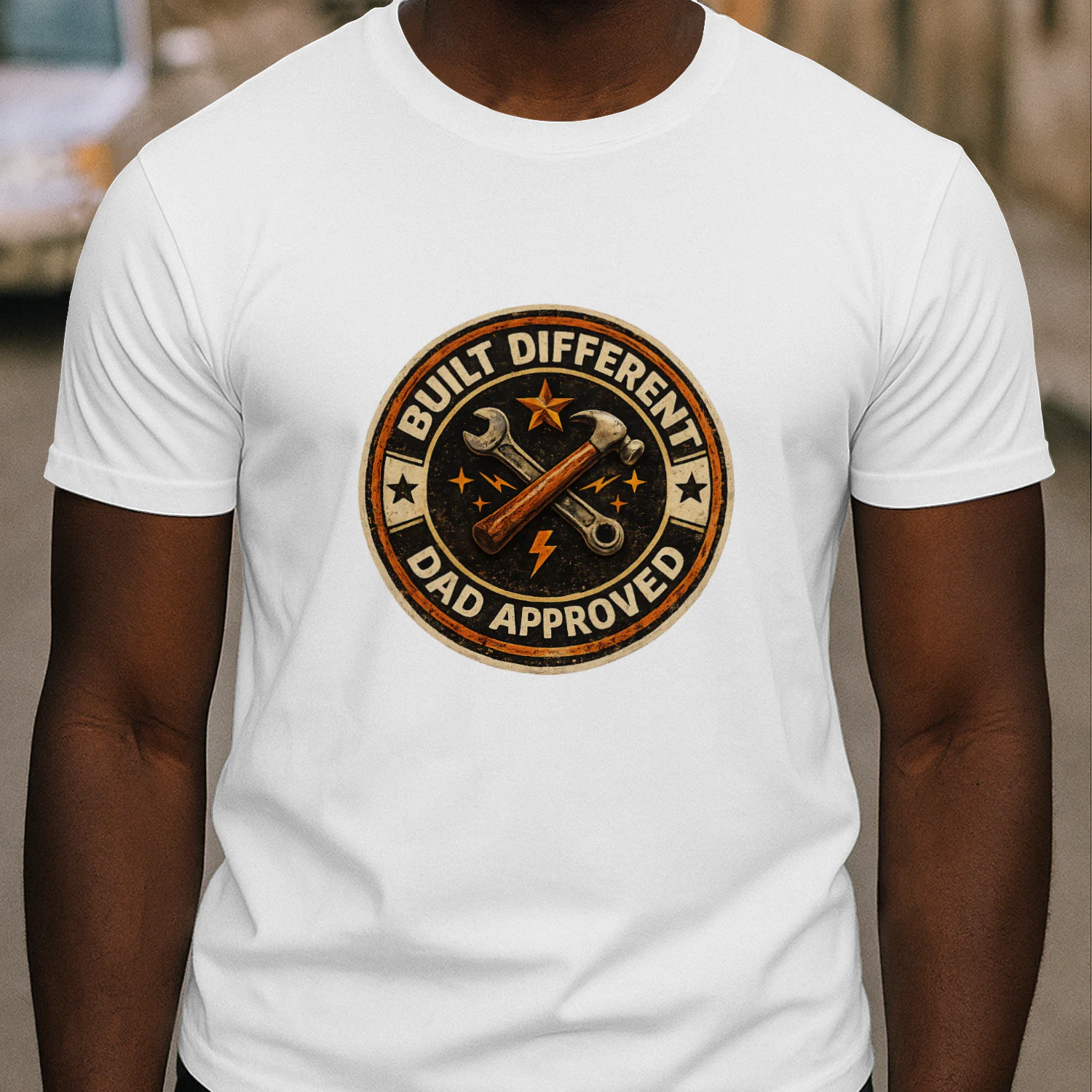 Built Different Dad Approved Father's T-Shirt