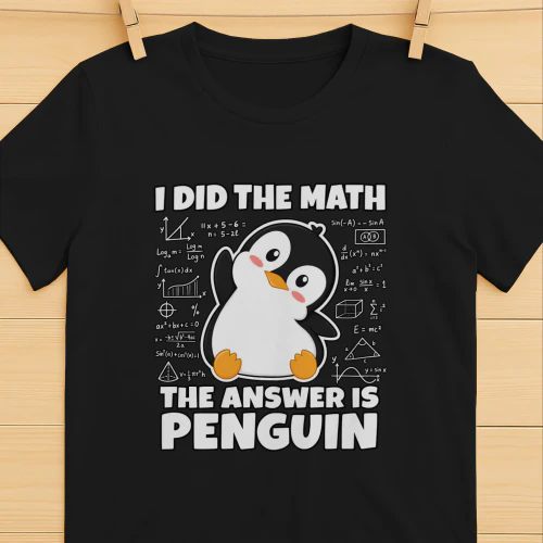 I Did The Math The Answer Is PENGUIN