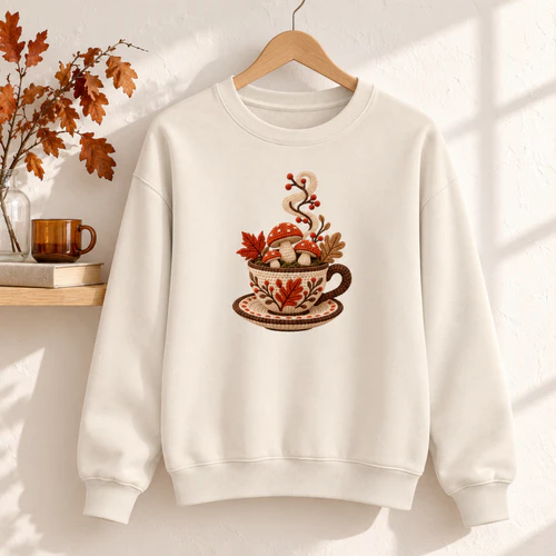 Woodland-Teacup-Knit-Art