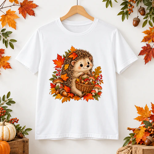 Autumn-Hedgehog-Woodland