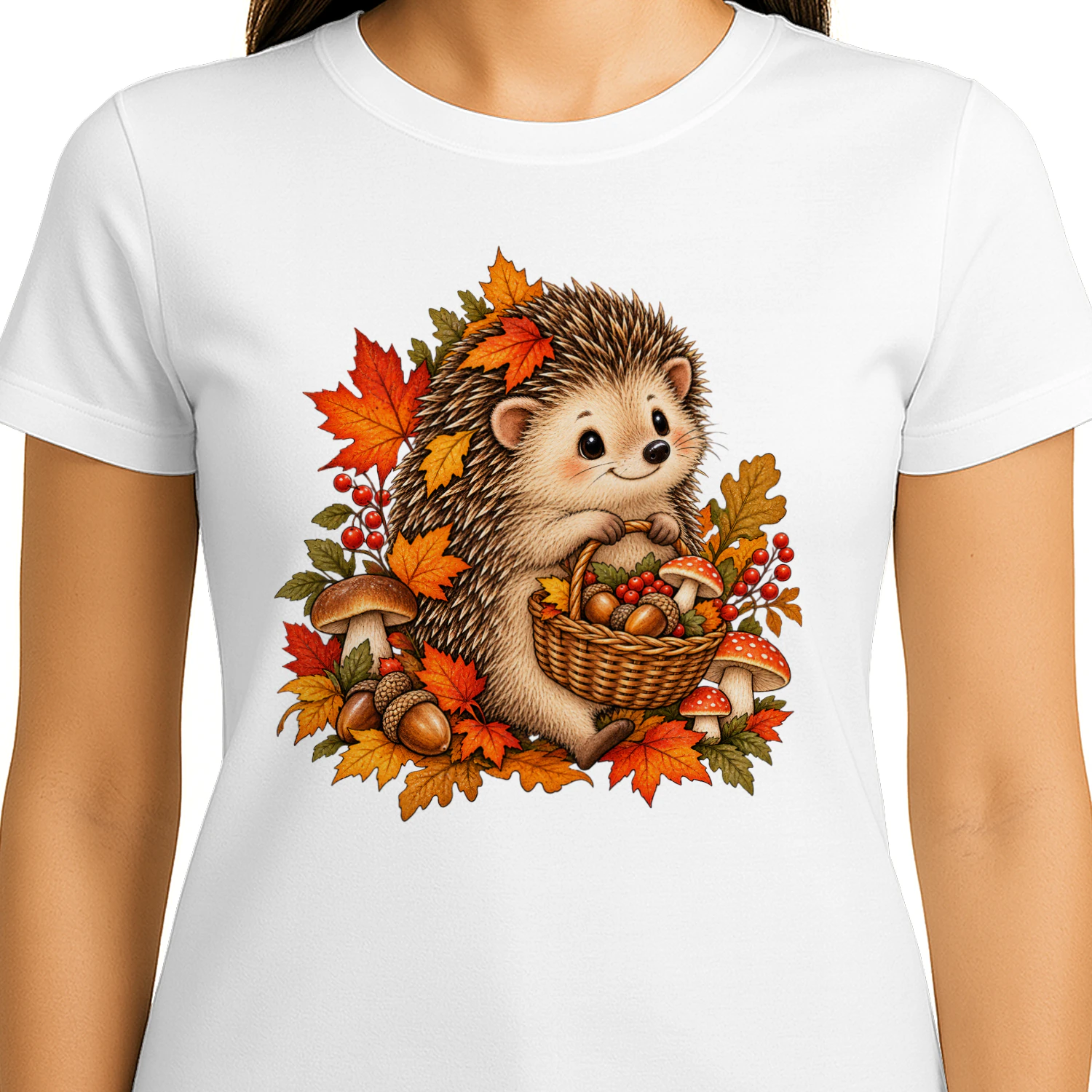 Autumn-Hedgehog-Woodland