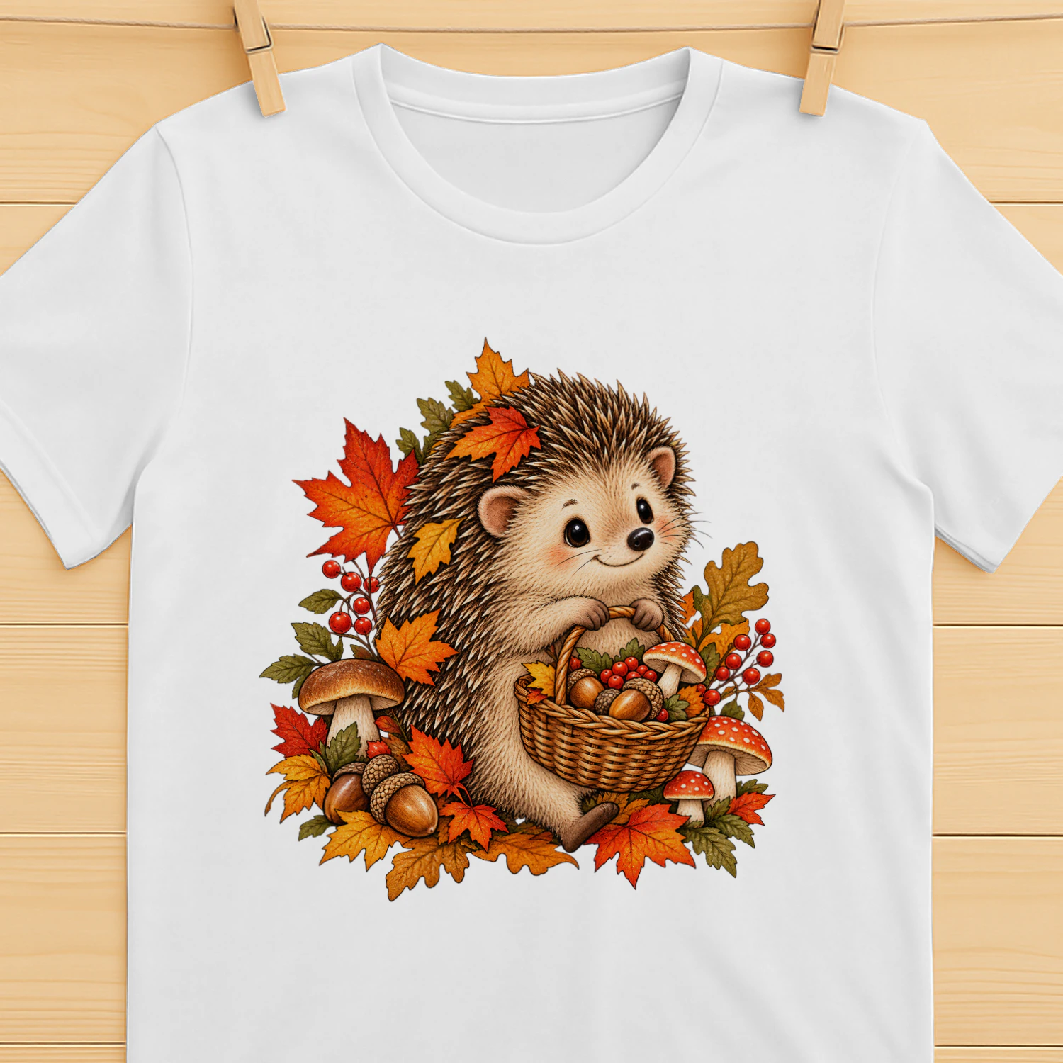Autumn-Hedgehog-Woodland