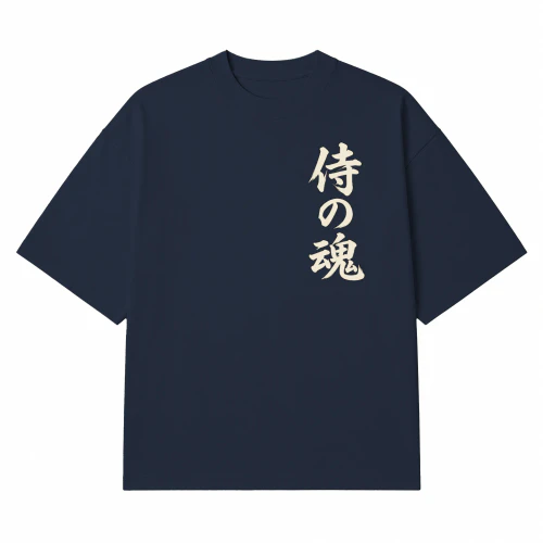 Samurai Soul Oversized Tee | Japanese Bushido Streetwear