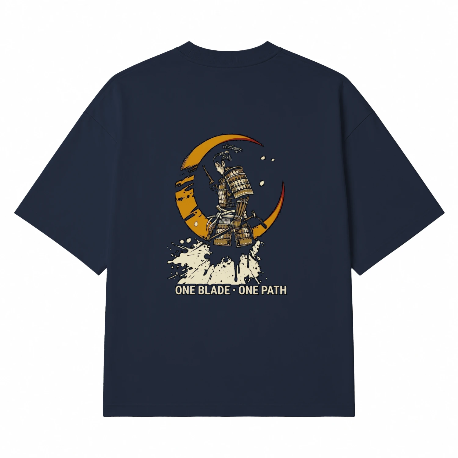 Samurai Soul Oversized T-Shirt | Japanese Bushido Streetwear Tee.