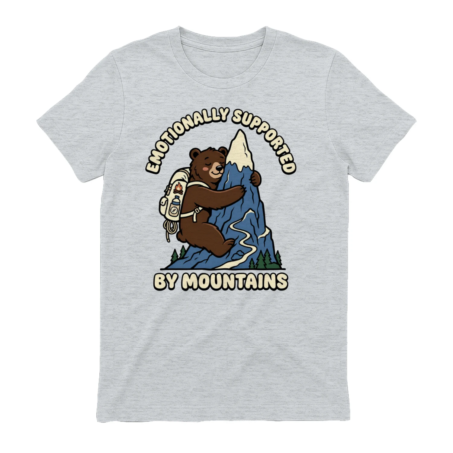 Emotionally supported by mountains