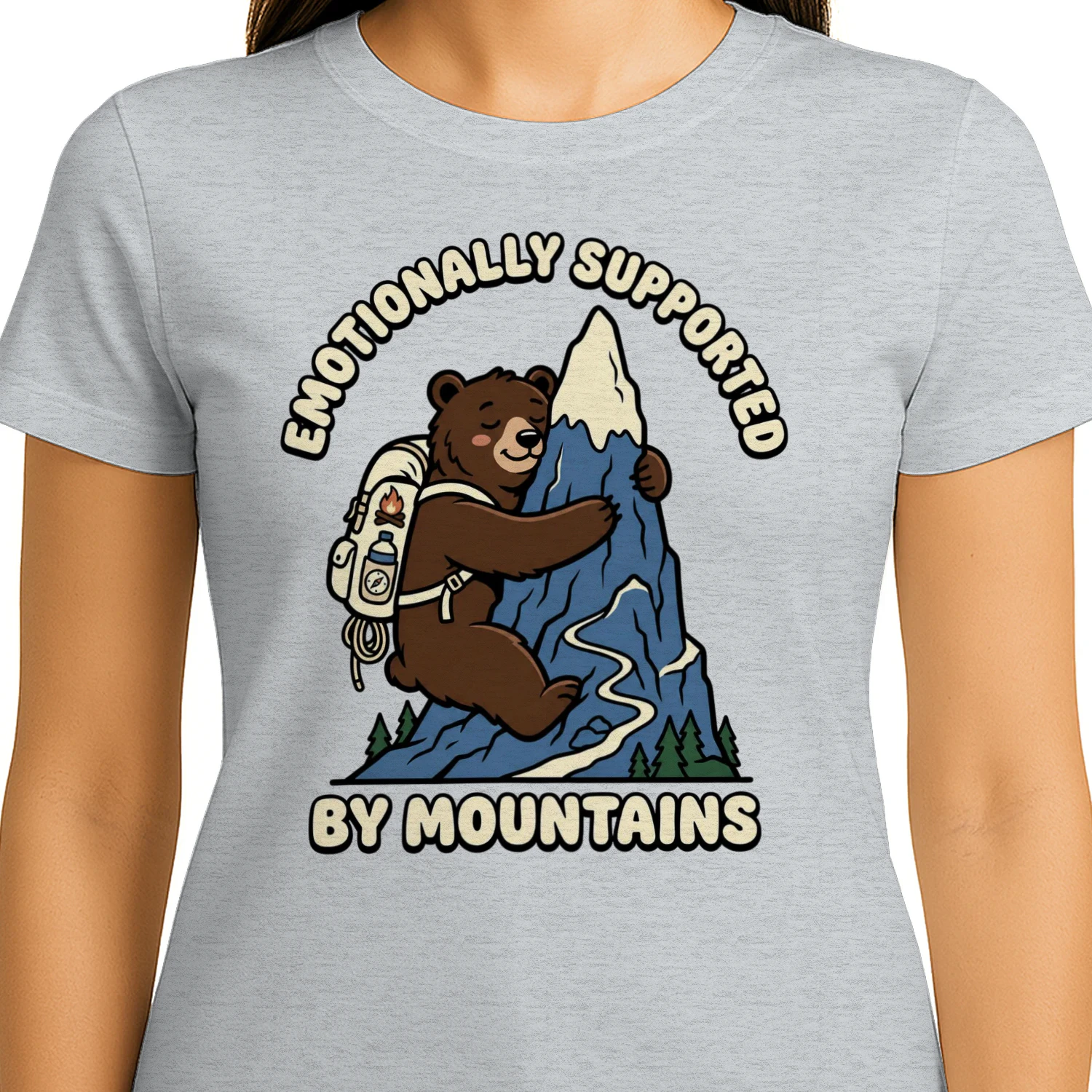 Emotionally supported by mountains