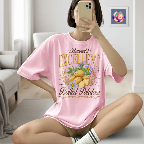 Exemplary Vegetable Light Colors Shirts 1 Side, Pride and Prejudice Shirt, Classic Literature Shirt, Book Lover Gifts