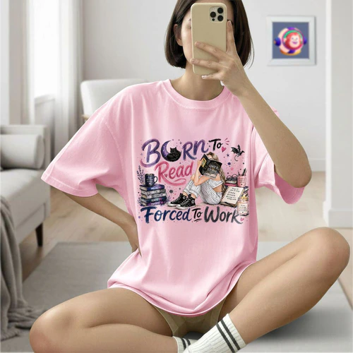 Born To Read Forced To Work Light Colors Shirts 1 Side, Onyx Storm Shirt, Romantasy Shirt, Book Lover Gifts