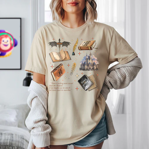 Fourth Wing Light Colors Shirts 1 Side, The Empyrean Series Shirt, Fantasy Romance Book Shirt, Book Lover Gifts v2