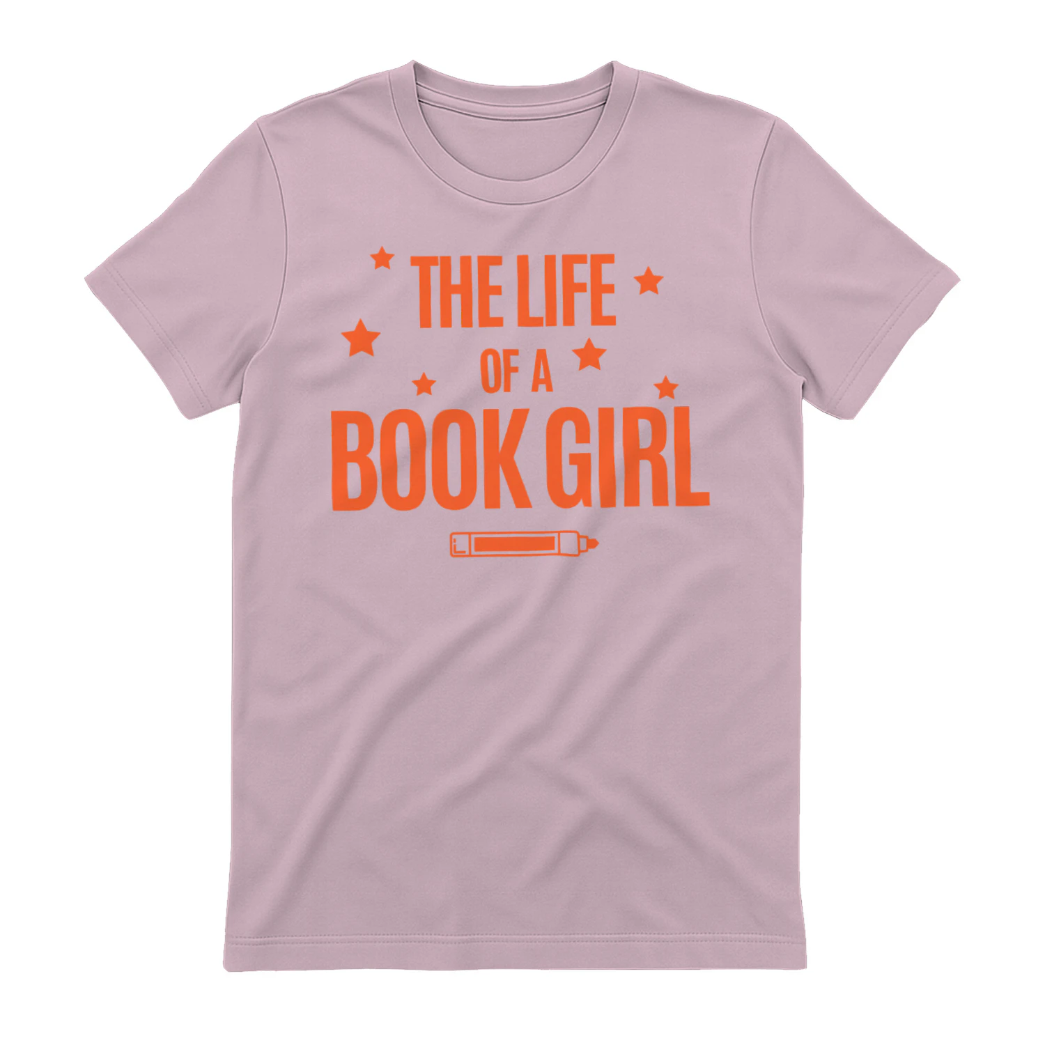 The Life Of A Book Girl V2 Heavy Cotton Light Colors T-shirt 1 Side, World Tour Book Club Gildan Tee, Readers Club Shirt, Book Lover Gifts
