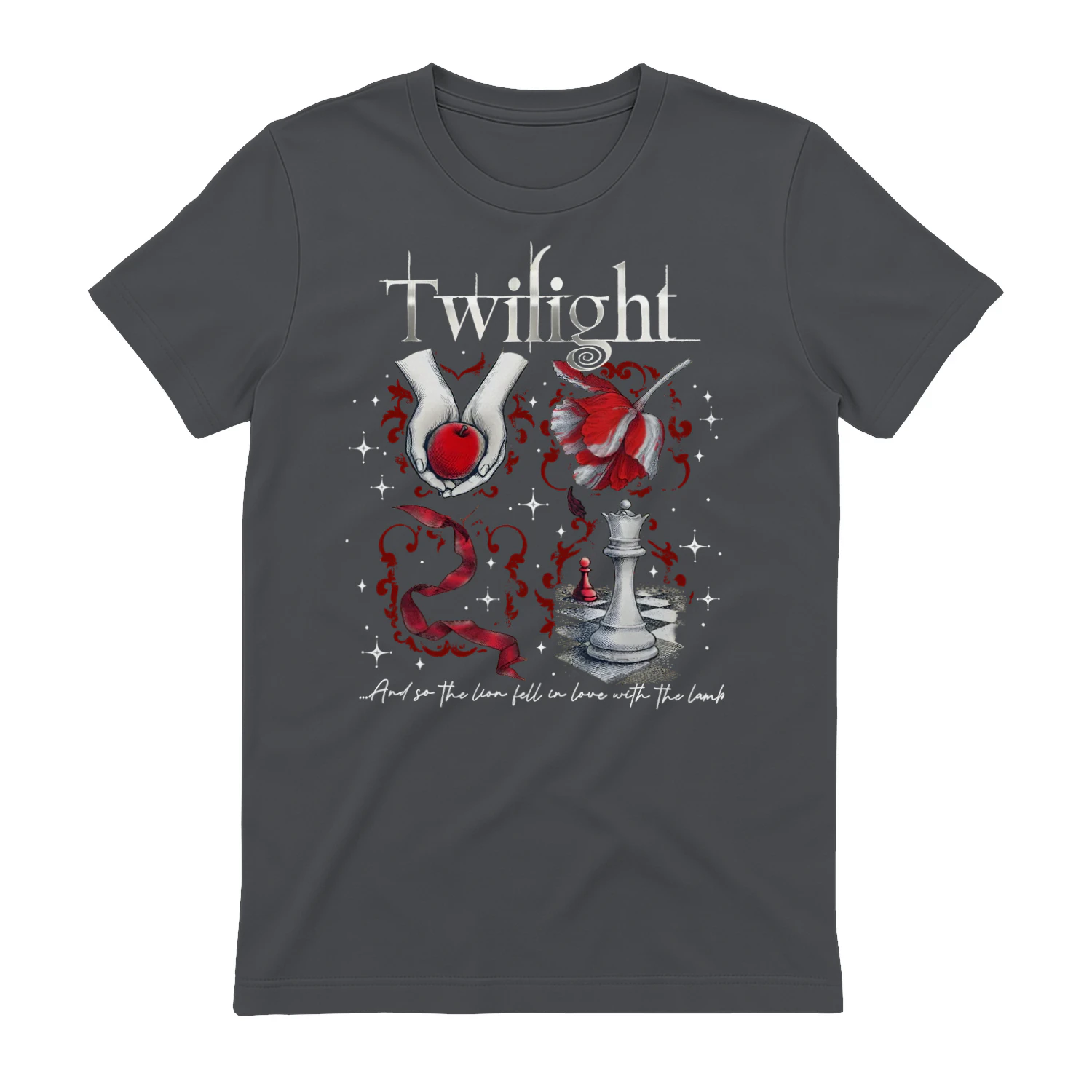 Twilight Series Heavy Cotton Dark Colors T-shirt 2 Side, Young Adult Gildan Tee, Fantasy Romance Book Shirt, Book Lover Gifts