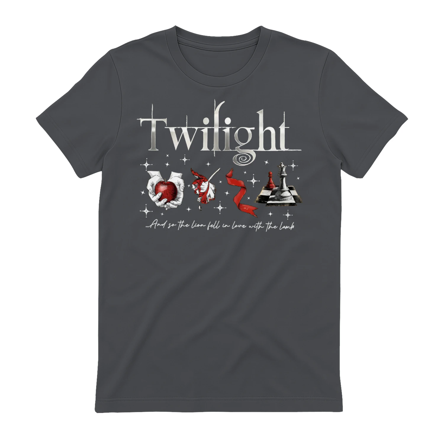 Twilight Series Heavy Cotton Dark Colors T-shirt 2 Side, Young Adult Gildan Tee, Fantasy Romance Book Shirt, Book Lover Gifts