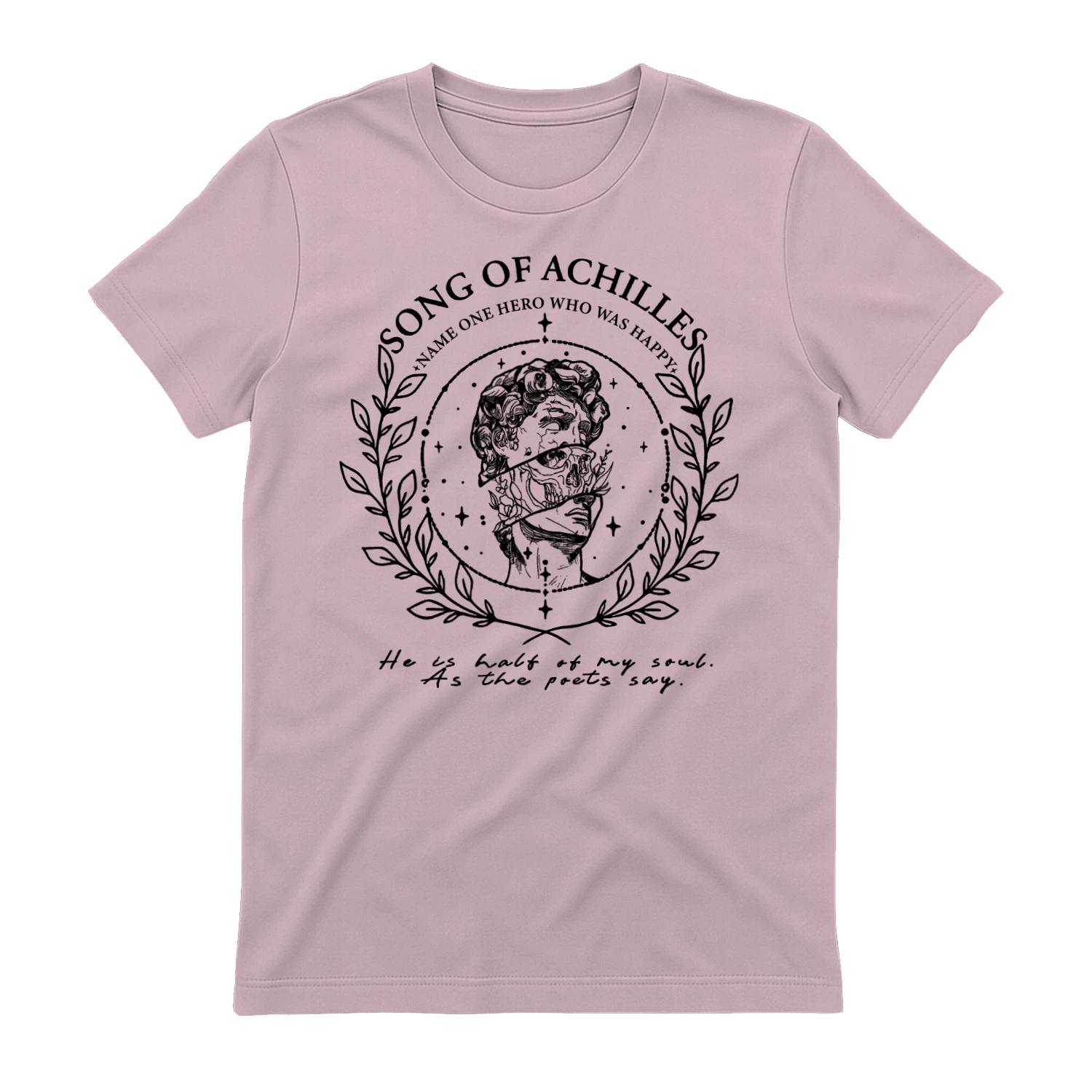 The Song of Achilles Heavy Cotton Light Colors T-shirt 2 Side, Classic Retellings Gildan Tee, Mythological Retellings Book Shirt, Book Lover Gifts