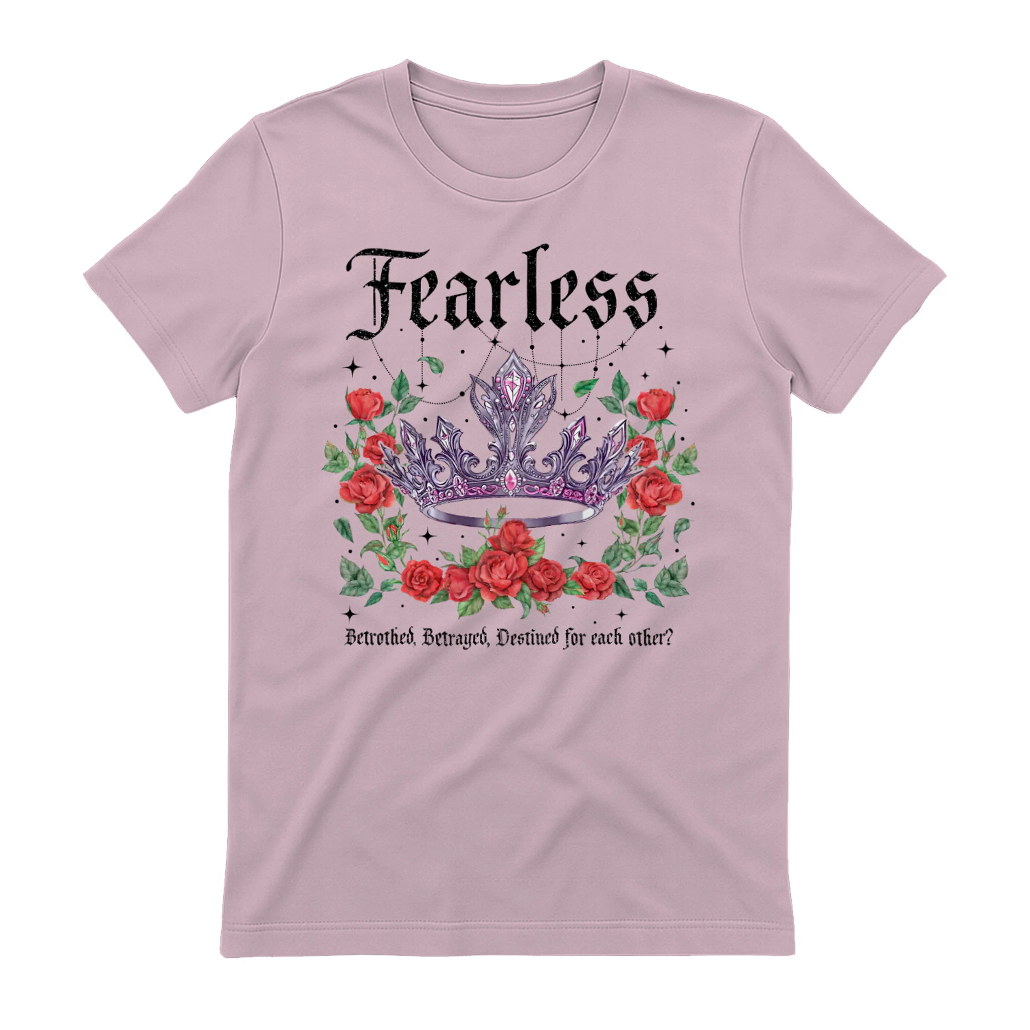 Fearless Heavy Cotton Light Colors T-shirt 2 Side, The Powerless Trilogy Gildan Tee, Fantasy Romance Book Shirt, Book Lover Gifts