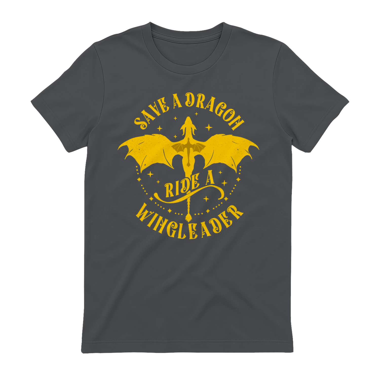 Ride A Wingleader Heavy Cotton Shirt 2 Side, Fourth Wing Tee, Romantasy Shirt, Book Lover Gifts