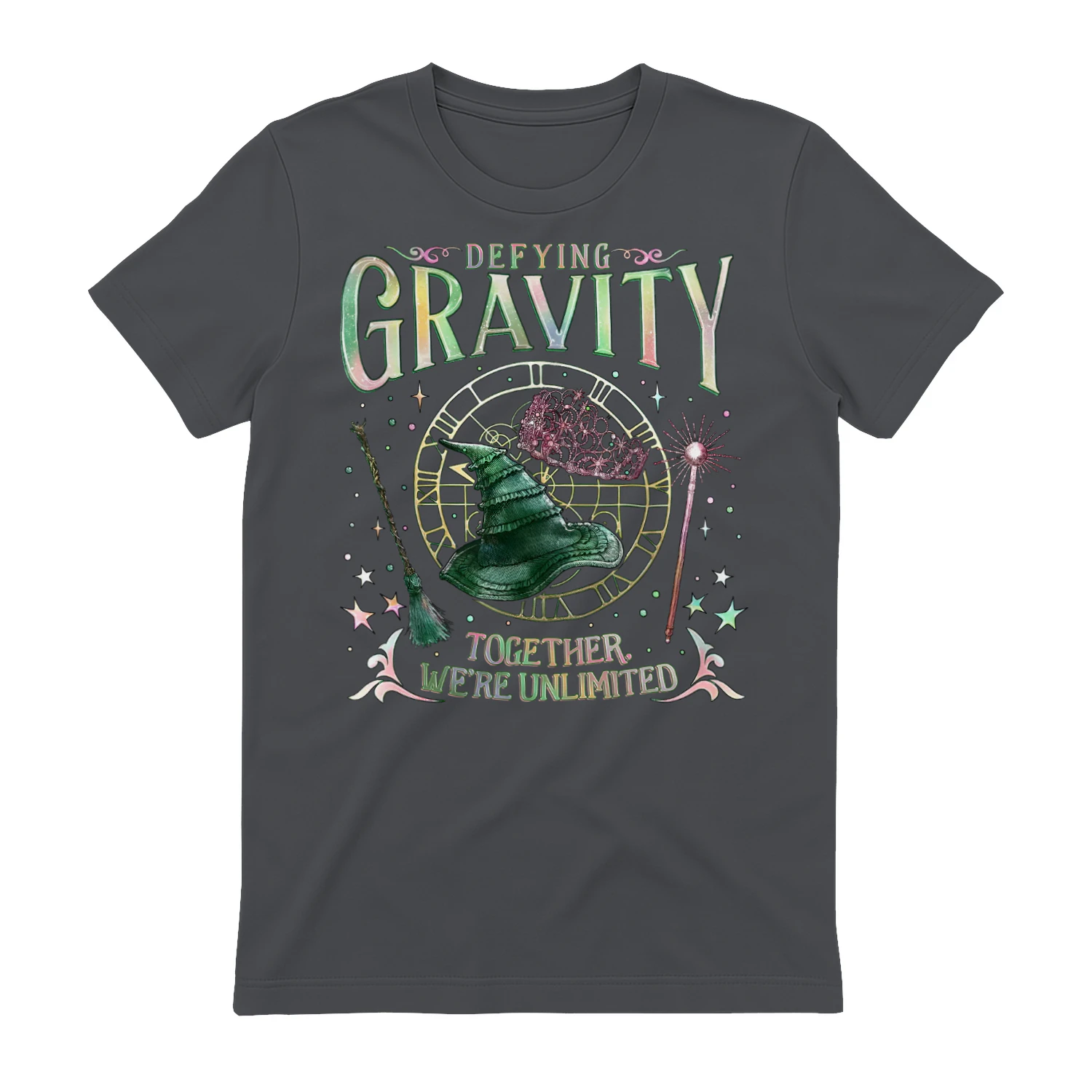 Wicked Witch of the West Heavy Cotton T-shirt 1 Side, Defying Gravity Tee, Political Fantasy Book Shirt, Book Lover Gifts
