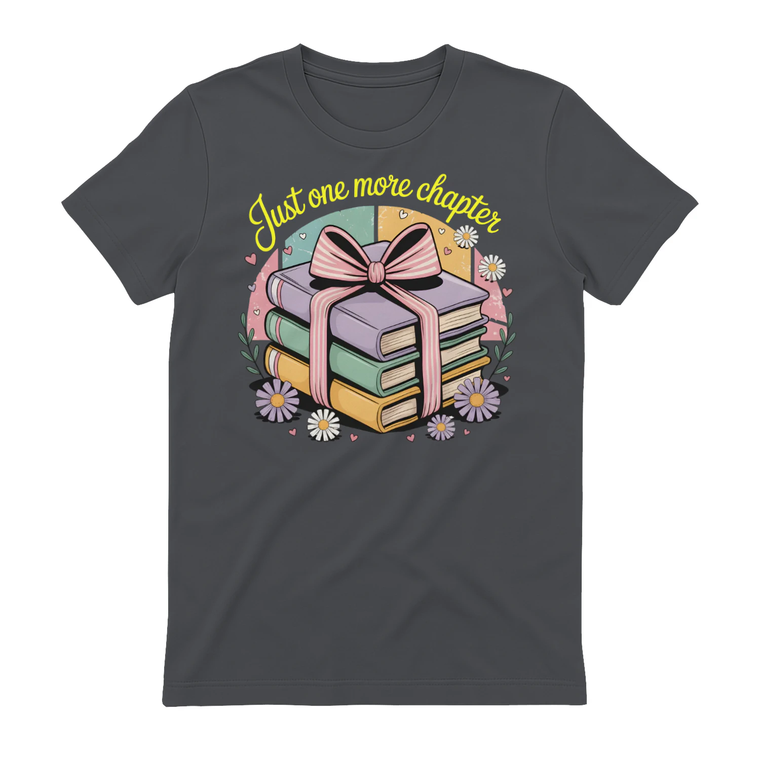 Just One More Chapter V2 Heavy Cotton Dark Colors T-shirt 1 Side, Book Club Gildan Tee, Readers Club Shirt, Book Lover Gifts