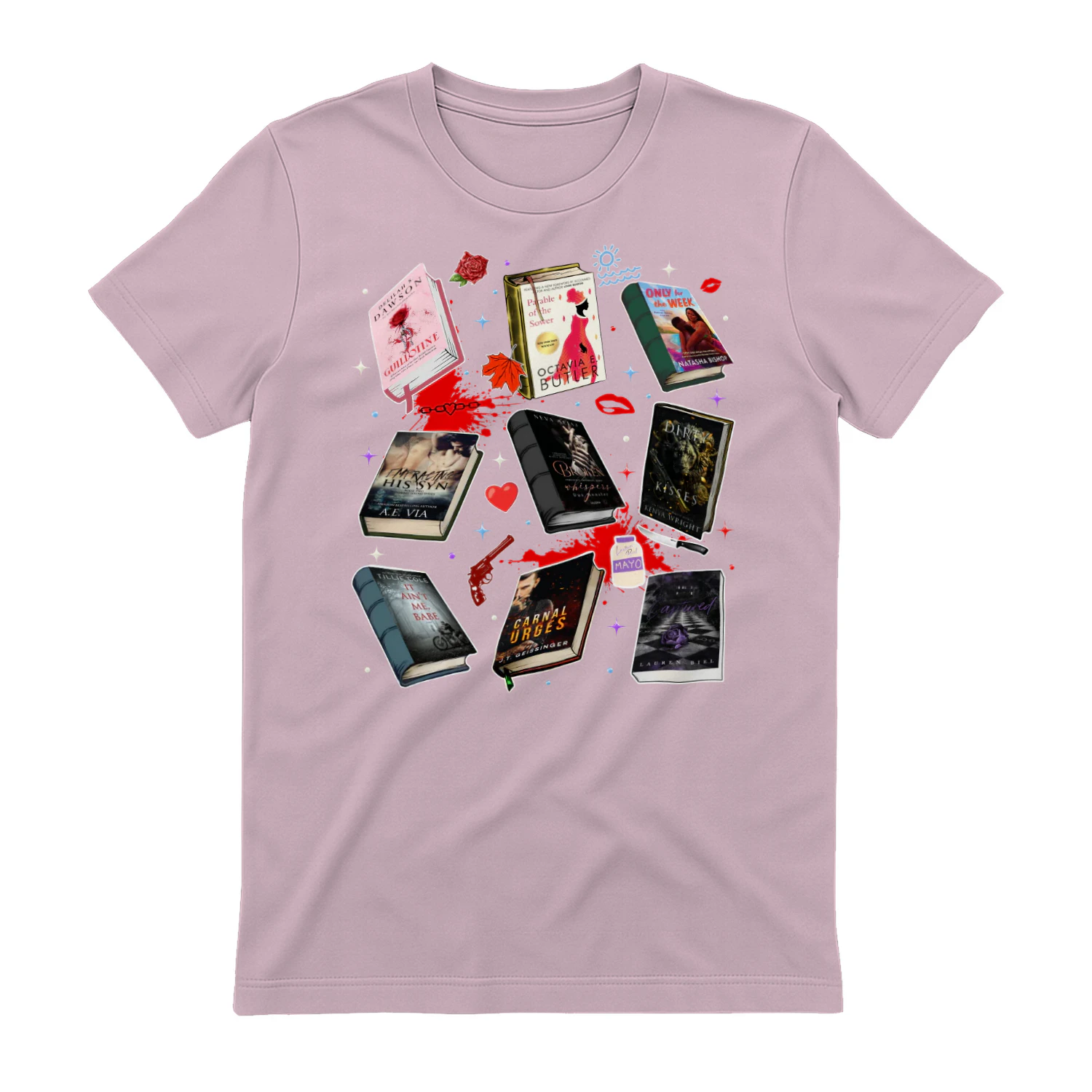 Romantasy Book Heavy Cotton T-shirt 1 Side, Classic Literature Gildan Tee, Young Adult Book Shirt, Book Lover Gifts