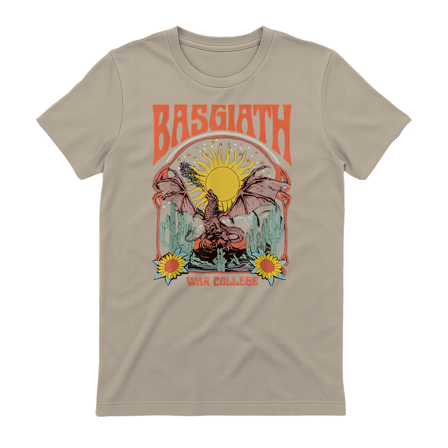 Basgiath War College Heavy Cotton T-shirt 1 Side, Fourth Wing Gildan Tee, Dark Romance Book Shirt, Book Lover Gifts
