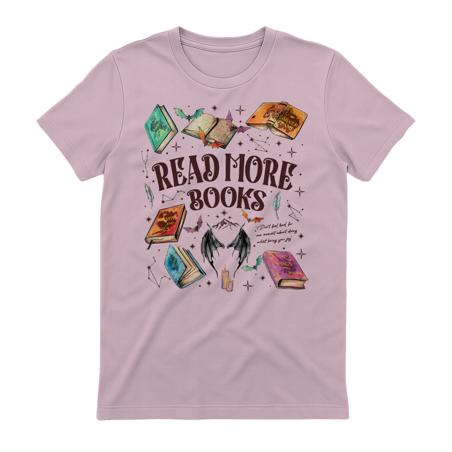 Read More Books Heavy Cotton Light Colors T-shirt 2 Side, ACOTAR Gildan Tee, Fantasy Romance Book Shirt, Book Lover Gifts