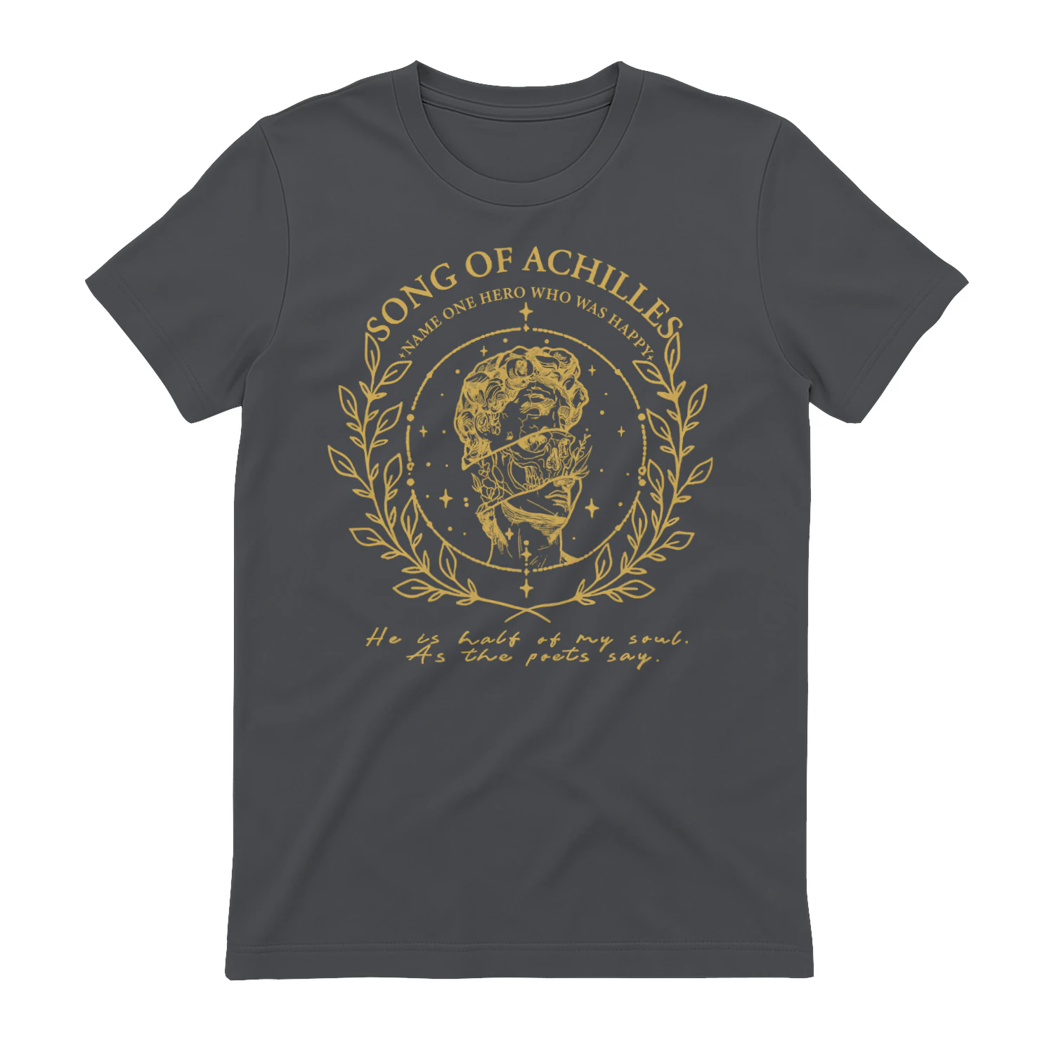 The Song of Achilles Heavy Cotton Dark Colors T-shirt 2 Side, Classic Retellings Gildan Tee, Mythological Retellings Book Shirt, Book Lover Gifts