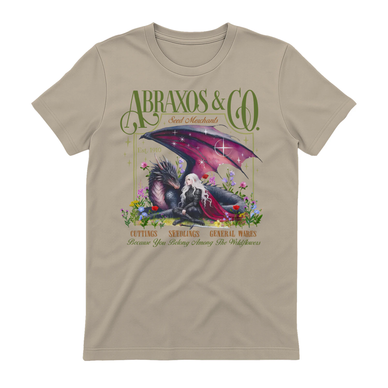 Abraxos Manon Blackbeak Heavy Cotton Light Colors T-shirt 1 Side, Throne of Glass Gildan Tee, High Fantasy Book Shirt, Book Gifts