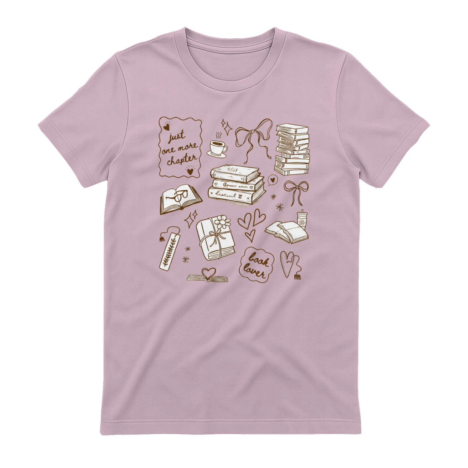Just One More Chapter Heavy Cotton Light Colors T-shirt 1 Side, Book Club Gildan Tee, Readers Club Shirt, Book Lover Gifts