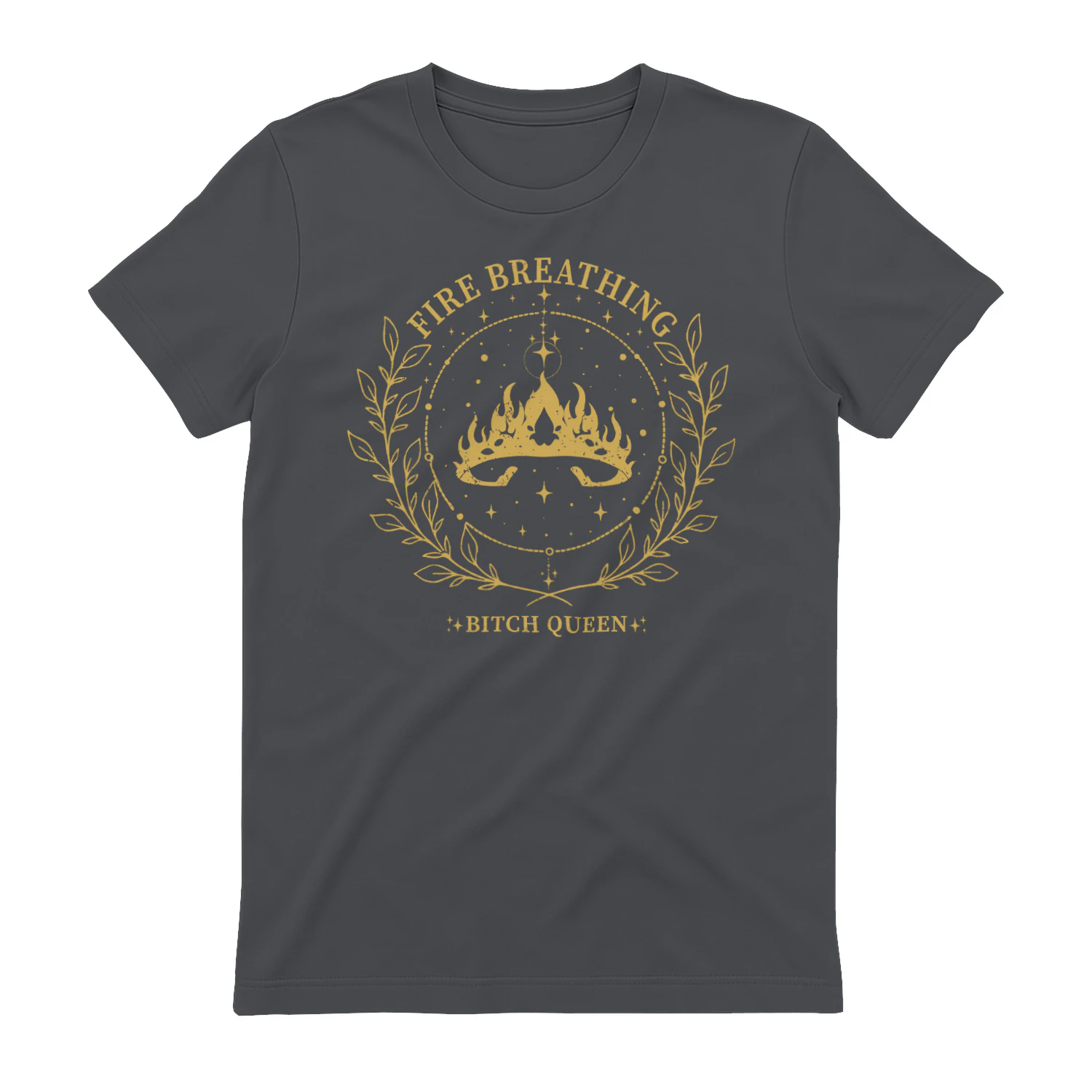Fire Breathing Heavy Cotton Dark Colors T-shirt 2 Side, Throne of Glass Gildan Tee, Epic High Fantasy Book Shirt, Book Lover Gifts