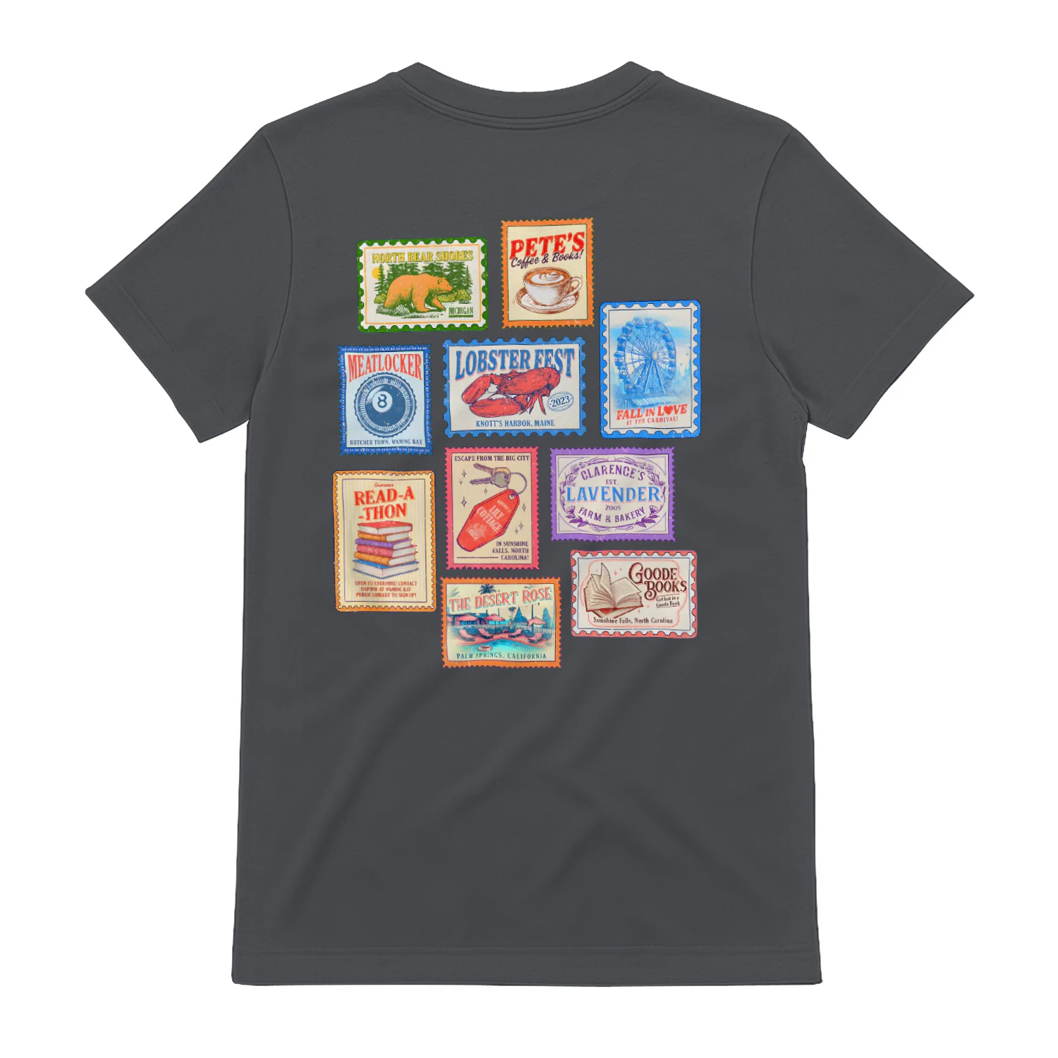 Literature Book Heavy Cotton Shirt 2 Side, Novels Book Tee, Series Book Shirt, Book Lover Gifts